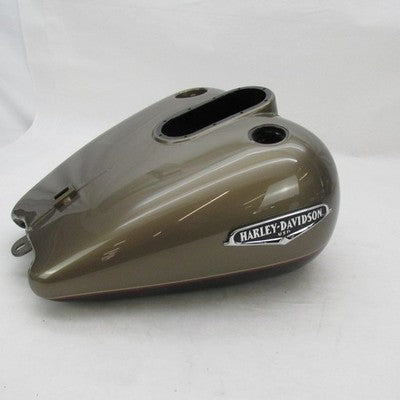 Harley OEM NEW NOS 2004 Road King FLHRCI Fuel Tank Smokey Gold Black 6