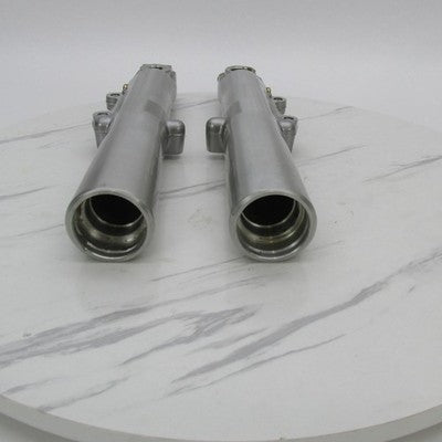 Pair of Harley Davidson OEM Lower Front Fork Sliders Showa 46537-02A 4