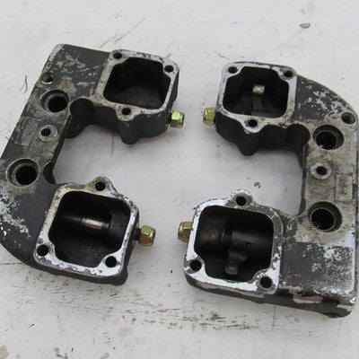 Pair Harley OEM 71-85 Ironhead Sportster Black Rocker Boxes 17514-71 1