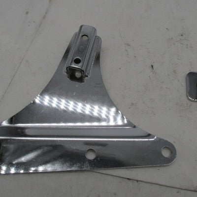 Pair Harley OEM Chrome Rigid Sissy Bar Mount Brackets 00+ FLSTC FLSTS