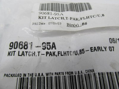 Harley Genuine OEM NOS Tour-Pak Saddlebag Luggage Latch Kit, Chrome 90