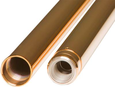 Custom Cycle Gold Fork Tubes 39mm 24.25 T 1345TN