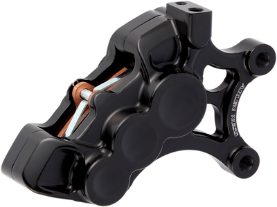 Arlen Ness Tech Brake Calipers 6 Piston Black Front Right 02-213