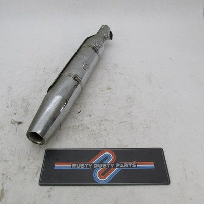 Harley Davidson OEM Chrome Single Stock Exhaust Slip On Muffler 65842-