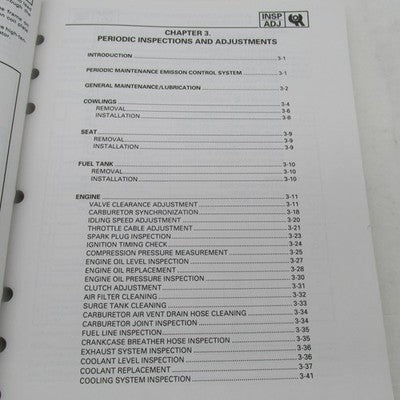 Yamaha OEM YZF600 Service Manual Factory Operator Guide LIT-11616-10-5