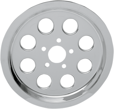Drag Specialties Chrome Outer Rear Pulley Insert 1201-0539