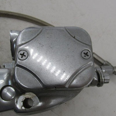 Harley OEM 9/16" Chrome Front Brake Master Cylinder w/ Braided Steel L
