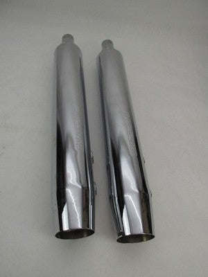 Harley Davidson OEM Pair Tri Glide Chrome Mufflers 64900244B