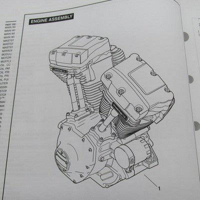 Harley Davidson Genuine 2010 FLHTCUSE5 Model Parts Catalog Official 99