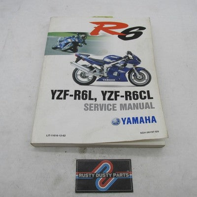 Yamaha YZF-R6L, YZF-R6CL Service Manual Guide LIT-11616-12-62 5GV-2819