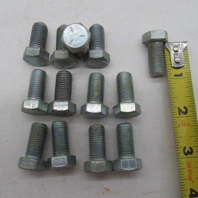Lot of 13 Harley-Davidson OEM NOS 7/16"-20 x 7/8" Hex Head Bolts 4618W