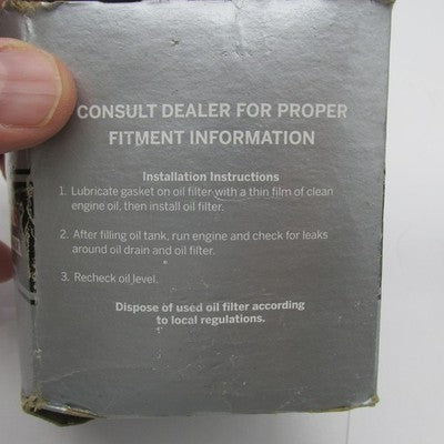 Harley-Davidson OEM NIB SuperPremium5 Spin-On Oil Filter, Chrome 63798