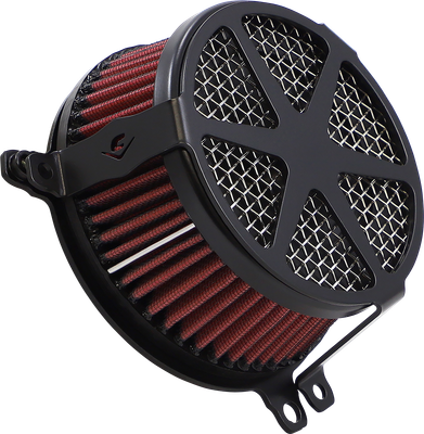 Cobra Air Cleaner Kit Black Spoke 06-0267-04B-SB