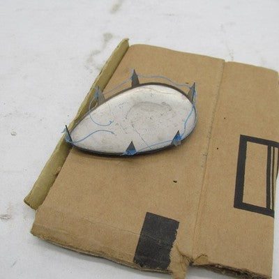Harley OEM NOS Heritage Softail Right Saddlebag Teardrop Ornament 9047