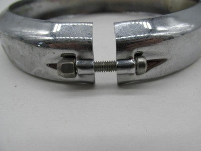 Harley-Davidson Chrome Passing Aux Auxiliary Lamp Light Trim Bezel Rin