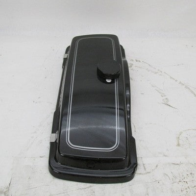 Harley OEM 93-13 Touring Police Left Saddlebag Lid Black Pinstripe 906