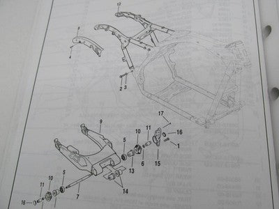 Harley-Davidson Official Factory 2010 FLHXSE Parts Catalog 99433-10