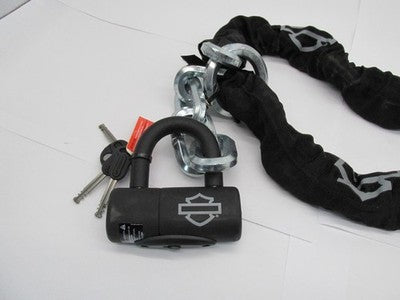 Harley-Davidson NOS Kryptonite Loop Chain and Disc Brake & Rotor Lock