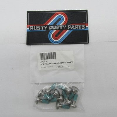 Lot of 10 Harley Davidson OEM NOS Pan Head Mach Torx Screw 2921A