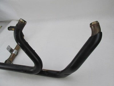 Harley Davidson Touring 95-08 Custom Race Straight Black Exhaust Heade