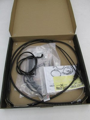 Burly NOS Harley 04-06 XL 12" Jail Bar Cable Kit, Black Vinyl 0610-191