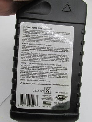 Spectro NOS Heavy Duty Engine Lubricant SAE 20w50 - R.HD25 - 1 QT