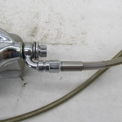 Harley OEM 9/16" Chrome Front Brake Master Cylinder w/ Braided Steel L