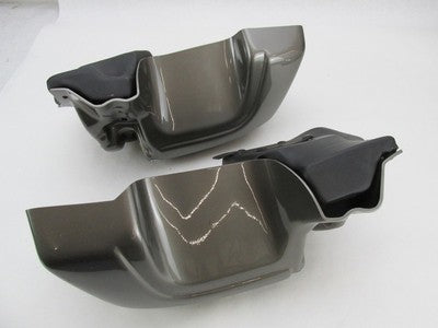Pair of Harley-Davidson Lower Fairing Glove Box Assemblies Gray