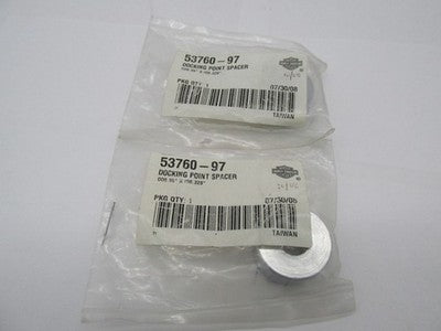 Lot of 2 Harley-Davidson Genuine OEM NOS Docking Point Spacers 53760-9