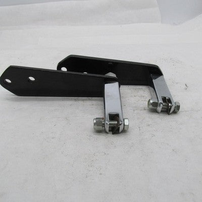 Pair of Harley Davidson 93-17 Dyna FXD Gloss Black Highway Peg Mounts