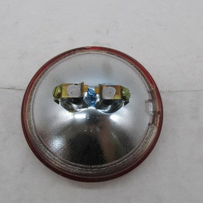 Vintage Harley Davidson OEM Single 12v Red Lens Pursuit and Spot Lamp