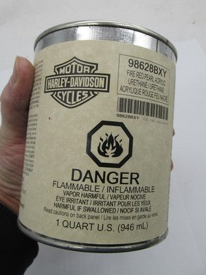 Harley-Davidson Genuine OEM Acrylic Urethane, Fire Red Pearl 98628BXY