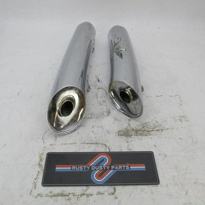 Pair of Harley Davidson OEM Stock V Rod VRSC Exhaust Mufflers 65153-01