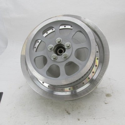 Harley Davidson OEM 16"x3" Rear Wheel Rim w/ Pulley & Brake Rotor 4105