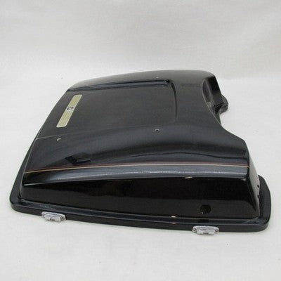 Harley OEM Tour-Pak Luggage Lid Black w/ Burgundy & Gold Pinstripes 79