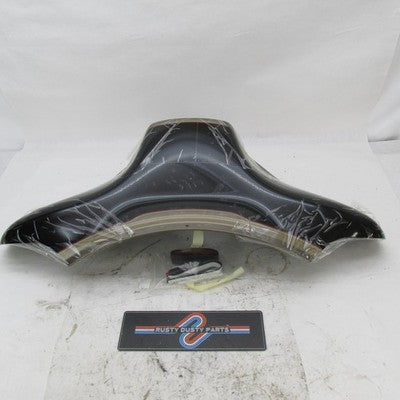 Harley OEM NOS 97-13 Touring Batwing Fairing Vivid Black/Smokey Gold 5