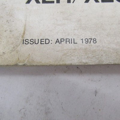 AMF Harley Davidson OEM 1979 Sportster XLH XLCH-1000 Parts Catalog 994