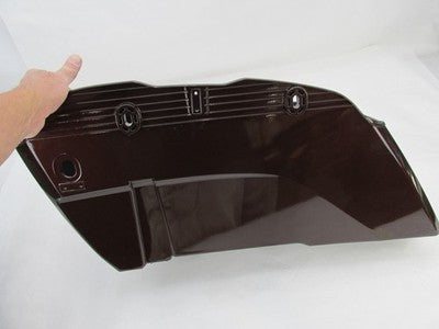 Indian OEM NOS Right Side Saddlebag Bin, DKRST Dark Rusty Maroon 54546