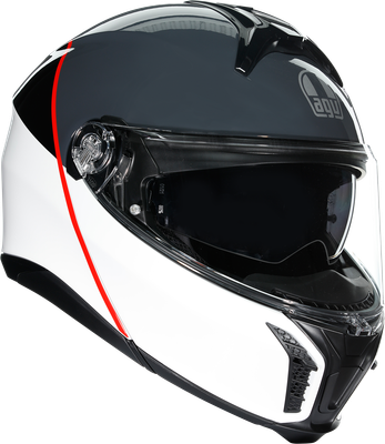 AGV Tourmodular Helmet Balance White/Gray/Red Small 211251F2OY00210