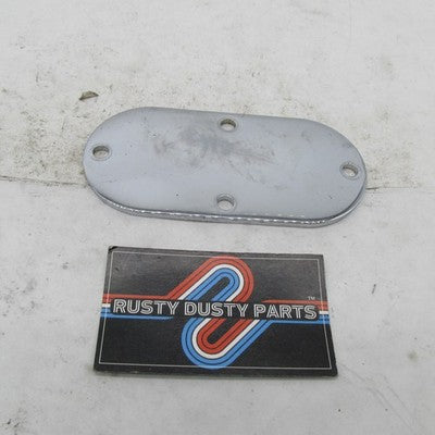 Harley OEM Chrome 4-Hole Primary Chain Inspection Cover 60572-78 60572