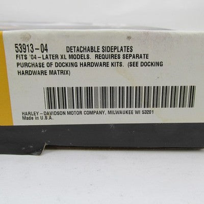Genuine Harley-Davidson OEM NOS Chrome Detachable Sideplates Sportster