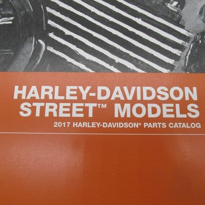 Harley Davidson Official Factory 2017 Street Models Parts Catalog 9400