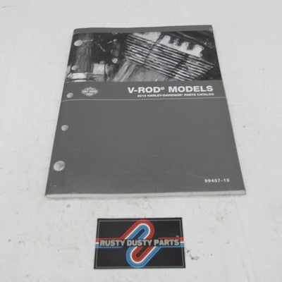 Harley Davidson Official Factory 2015 V-Rod Models Parts Catalog 99457