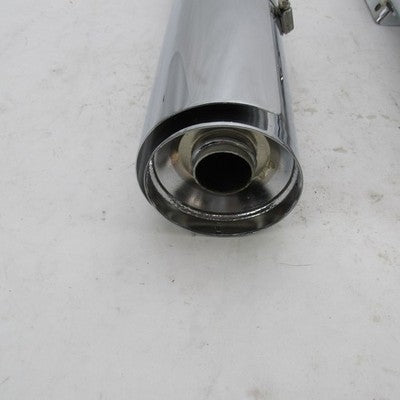Pair of Harley OEM Stock 18-24 Softail Chrome Slip-On Mufflers 6490045