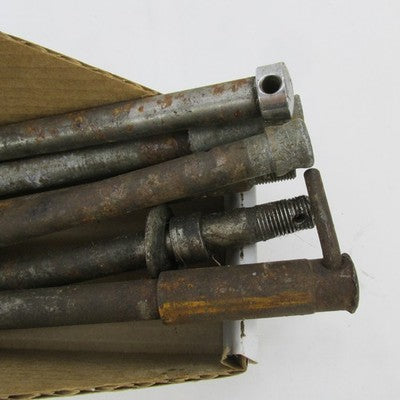 Large Lot of BSA Triumph Front Wheel Axles Spindles Vintage British Mo