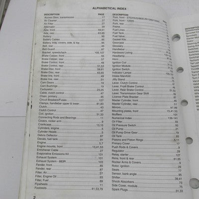 Harley Davidson Official Factory 2003 Sportster Models Parts Catalog 9