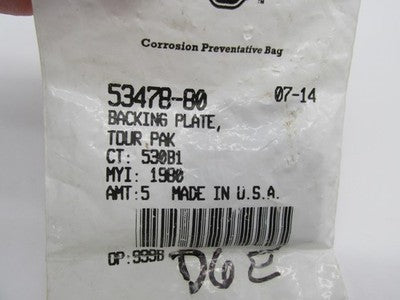 Lot of 3 Harley-Davidson Genuine OEM NOS Tour Pak Backing Plates 53478