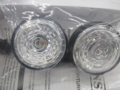 Harley Davidson Genuine NOS Pair LED Bullet Turn Signal Insert Kit Red