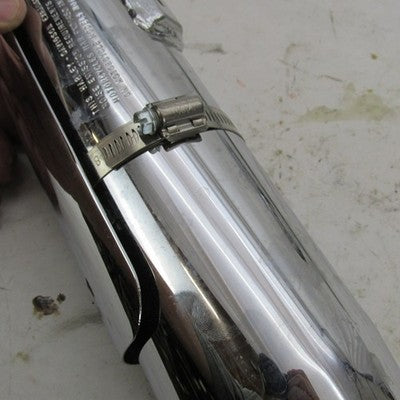 Pair of Harley Chrome Exhaust Muffler Pipes 00-06 Softail Night Train