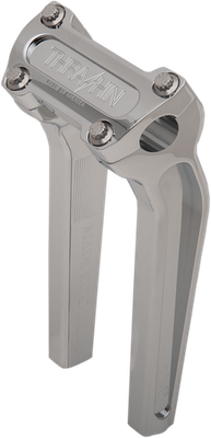THRASHIN SUPPLY CO. Handlebar Risers 9-1/2" Rise Chrome TSC-9525-3
